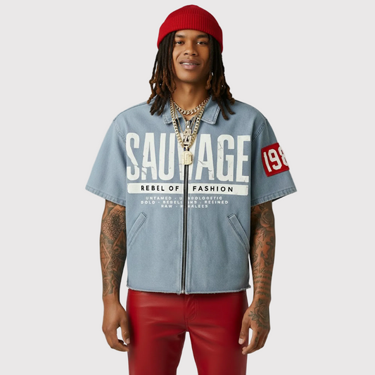 Sauvage “1983 Rebel Denim Jacket”