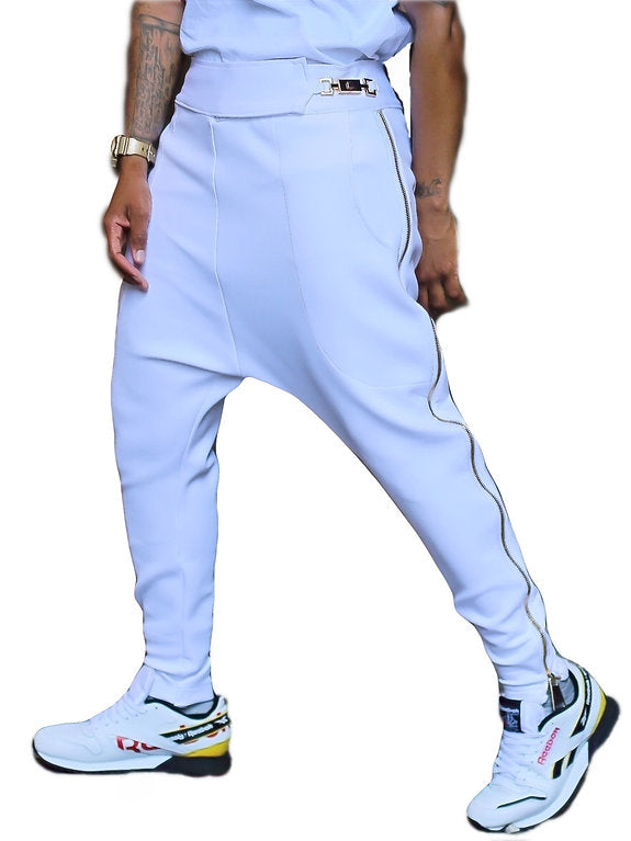 White Royal Droppers pants