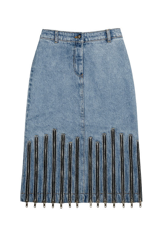 Dominion Zip Pencil Skirt