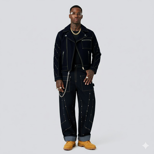 Utility Studded Moto Jacket